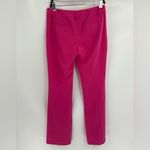 Alice + Olivia  pink Pompey pleated front high waisted wide leg trousers pants 6 Photo 6