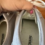 Cushionare  Tag Low Top Canvas Sneaker Grey White Memory Foam Insole Platform 8.5 Photo 7