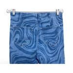 Hollister Flare Ultra High Rise Swirl Jeans S Retro Stretch Boho Y2K Disco 70s Photo 3