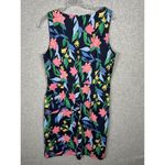J. Crew Size 10 Dress Womens Floral Square Neck Sleeveless Colorful Lined Cotton Photo 10