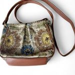 Liz Claiborne π Vintage Floral Tapestry Crossbody/Shoulder Bag | Cottagecore Photo 0