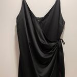 Topshop LIKE NEW BLACK  WRAP DRESS SIZE 12 Photo 1