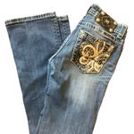 Miss Me Jeans Brand New Never Worn. REAL Leather Trim on Back Pockets. Sz 28 Photo 0