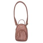 Mudd Vintage  Crossbody Bag Purse Mini Backpack Logo 90's Y2K‎ Pink Quilted Photo 1