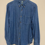 Faded Glory  Denim Button Up - Size Medium Photo 0