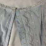 Studio 1940  size extra large corset front Light Blue Blouse y2k 90s lace sweethe Photo 4