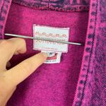 Sundance Vintage Women's Acid Wash Mid Length Denim Duster Jacket Purple Sz M Photo 3