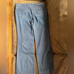 Faded Glory Dark Blue Jeans Stretch Flare Faded Leg SZ 16 Photo 1