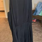 Lavender Brown Silky Black Romper Photo 0