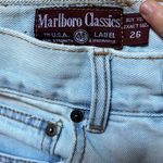Marlboro Vintage  Classics light wash, high waist cigarette jeans Photo 13