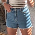 Topshop A-Line Denim Shorts Photo 3
