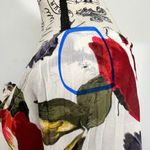 Newport News Sunstreak by  90s Vintage Floral Sheer Tunic Blouse M | Boho Retro Photo 6