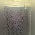 Cynthia Rowley navy lace skirt size 4 100% cotton Photo 4