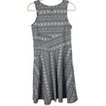 prAna Amelie Black & White Printed Stretch V-Neck Tank Fit & Flare Size Small Photo 8