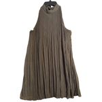 Taylor & Sage NWT  Olive & Gold Pleated Flowy Sleeveless Top Size Large Photo 7