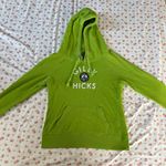 Gilly Hicks  green embroidered jacket sweatshirt Photo 0