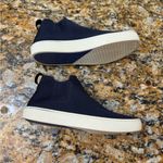 Rothy's Rothy’s Navy Lattice Stitch Chelsea Boot Women's Size 8.5 Photo 4