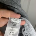 Time & Tru Grey Ribbed Scoop Neck Short Sleeve Tee XL Photo 6