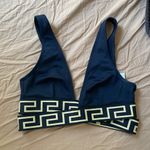 Versace Black and Gold Greca Strappy bikini top Photo 5