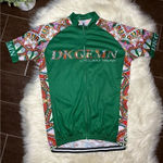 DKGEMN Cycling wear green/multicolored Quick Dry jersey sz XL Green Photo 0