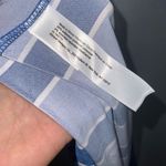 Eloquii Elements Blue Stripe Tie Front Deep V Plunging Neckline Maxi Dress 14/16 Photo 9