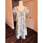 Oscar de la Renta  Pink Label Vintage Nightgown Nightie Short Pajama Floral Med Photo 1