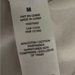 Garage Black and White V Neck Long Sleeve Crop Top Size M Photo 8