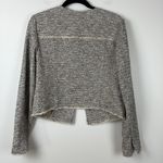 Theory  Ualana Comprised Tweed Blazer Jacket Multi Beige Women’s Size 10 Cotton Photo 6