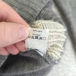 J.Crew Wool Llama Alpaca Jeweled‎ Embellished Sweater Womens S Small Gray Photo 7