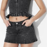 Wild Fable Jean Skirt  Photo 0