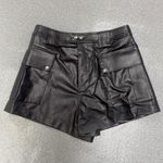 Lovers + Friends Baldwin Faux Leather Short S Photo 4
