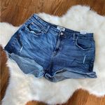 Denizen from Levi's High Rise Denim Distressed Shorts Photo 2