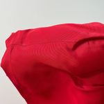 VTG Climax 80s David Howard Red Party Prom NYE Dress Ruffles Dramatic 3/4 *XXS Photo 7