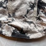 PINK - Victoria's Secret PINK Victoria’s Secret Black and Gray Acid Tie Dye Zip Top Canvas Tote Photo 11