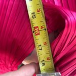 Sunny Leigh Vibrant Pink Wide Leg Pleated Drawstring/Elastic Waist Pants, Size L Photo 9