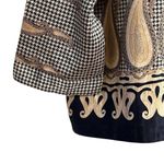 Crystal XL Silk Paisley Button Photo 8