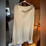 SheIn  Gold Midi Slip Skirt with Slit for Cocktail.NWOT Photo 6