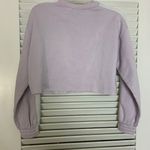 Forever 21 MD Light Purple Crop Top Dance Sweater Photo 1