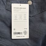 Athleta NWT Size 6 Voyager Short 100% Linen Granite Blue $79 - 586829 Photo 6
