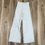 ZARA  Marine Straight Jeans in White Raw Hem Women’s 0 Photo 1