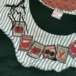 VTG DARK GREEN STRIPE FARMERS SEEDS TEE Size M Photo 5