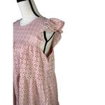 Allie Rose  Dress Blush Eyelet Size L Photo 1