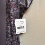Free People NEW Universal Surplice Jumpsuit Night Combo Purple Paisley Women’s L Photo 9