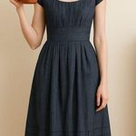 Eshakti XS/S Classic Blue Midi Dress Photo 0