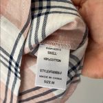 Miss Love Pink and White Button Down Shirt Photo 4