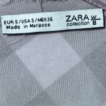 ZARA Sheer Lined Purple Lilac Sheath Dress Size S Feminine Ethereal Garden Fairy Photo 3