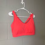 Aerie OFFLINE By Real Me Open Back Sports Bra in Tropadelic Pink Women’s Size XL Photo 5