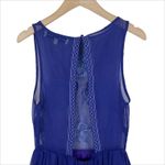 Blessed Are The Meek Revolve Ethereal Embroidered Mini Dress in Blue Size 0 XXS Photo 6