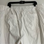 Anthropologie Maeve The Colette Magic Fabric Wide Leg Crop Pants White Size 20W Photo 7