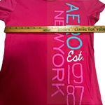 Aeropostale Women's Pink Aero New York Tshirt 100% Cotton Size Large Photo 3